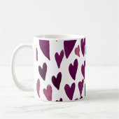 Mug Explosion du coeur du jour Valentines - Bourgogne (Gauche)
