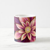 Mug Explosion Florale Bourgogne Et Or (Centre)