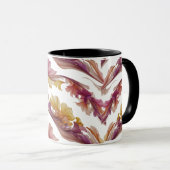 Mug Explosion florale - Fleur Abstraite éclatante (Devant droit)