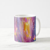 Mug Explosion florale lumineuse abstraite (Devant droit)