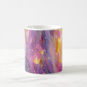 Mug Explosion florale lumineuse abstraite (Centre)