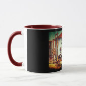 Mug Exposition vintage de cirque victorien (Gauche)