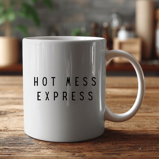 Mug EXPRESS DE MÉLANGE CHAOTIQUE Drôle 