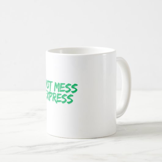 MUG EXPRESS DE MESS CHAUD (Devant droit)