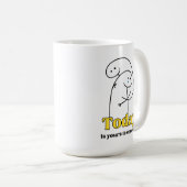 Mug expressif - Aujourd'hui est à vous de conquéri (Devant droit)