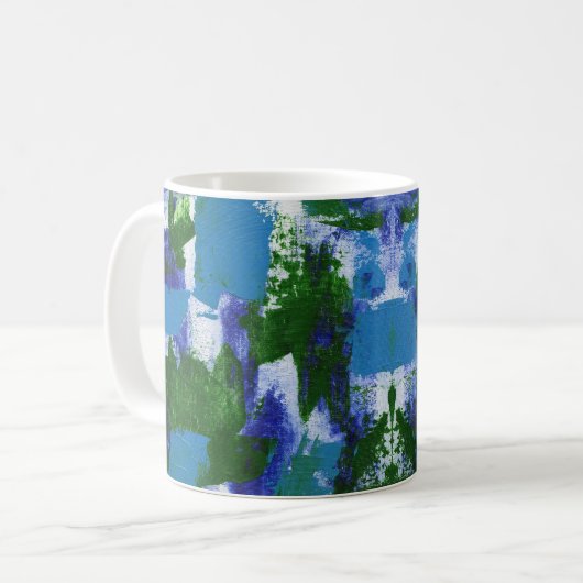 Mug Expression Abstraite no 4 par Michael Moffa (Devant gauche)