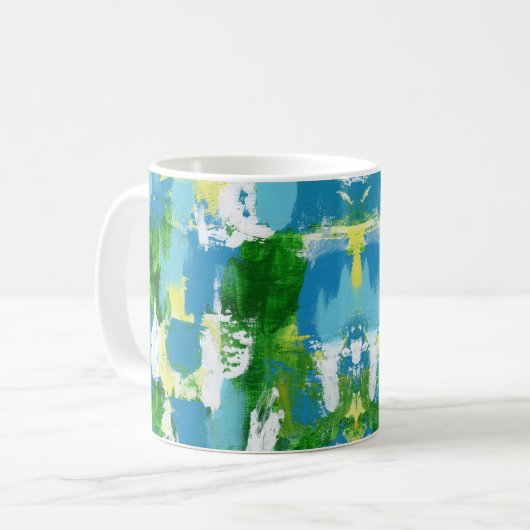 Mug Expression Abstraite no 5 par Michael Moffa (Devant gauche)