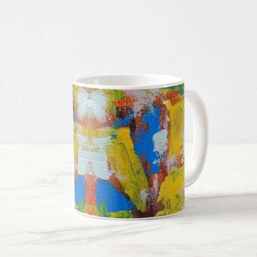 Mug Expression Abstraite no 8 par Michael Moffa (Devant droit)