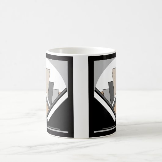 Mug Expression de fan d'art déco (Centre)