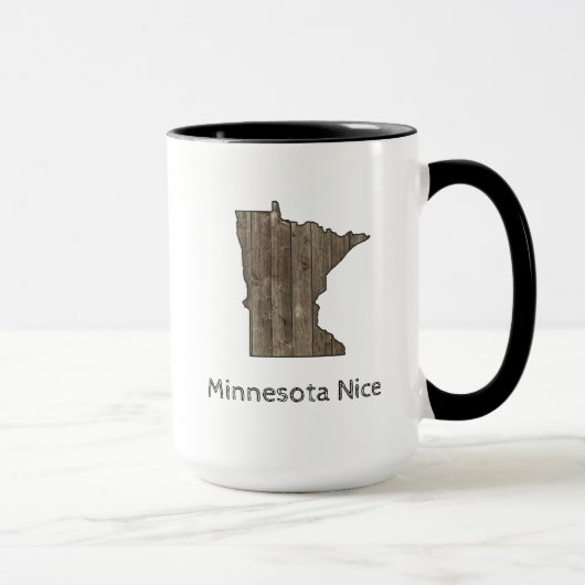 Mug Expression d'état du Minnesota Nice (Droite)
