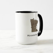 Mug Expression d'état du Minnesota Nice (Devant droit)
