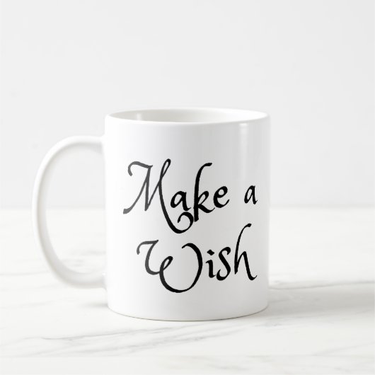 Mug Expression "Faire un voeu" (Gauche)