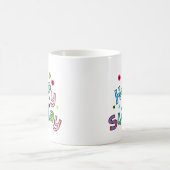 Mug Expression heureuse mignonne des textes de (Centre)