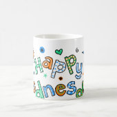 Mug Expression heureuse mignonne des textes de (Centre)