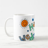 Mug Expression heureuse mignonne des textes de (Gauche)