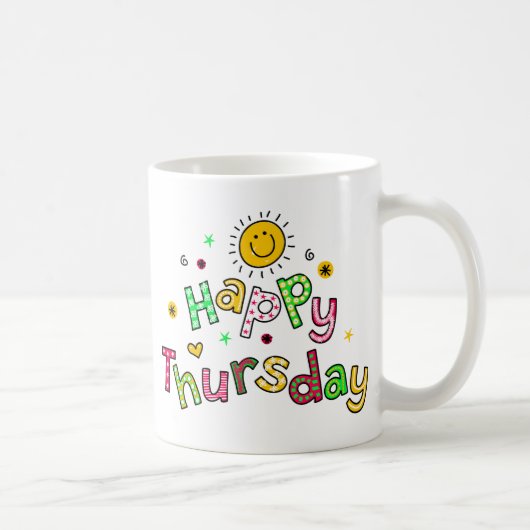 Mug Expression heureuse mignonne des textes de (Droite)
