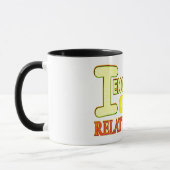 Mug Expression mignonne Concevoir DE BONNES RELATIONS. (Gauche)