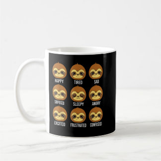 Mug Expressions de la face du flot face à une expressi