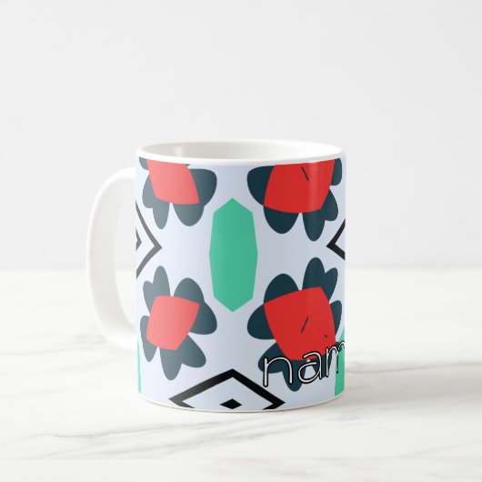 Mug Expressive Jouer rouge et vert (Devant gauche)
