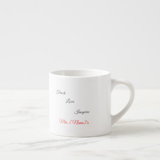 Mug Expresso Personnalisé Enseignant de Maternelle