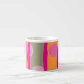 Mug Expresso Rose Chaud et Joyeux (Devant)