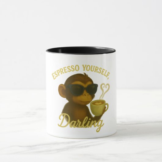 Mug EXPRESSO YOUR, Chéri avec coeur (Centre)