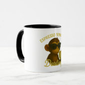 Mug EXPRESSO YOUR, Chéri avec coeur (Devant gauche)