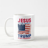 Mug Exprimez fièrement votre soutien à Trump (Gauche)