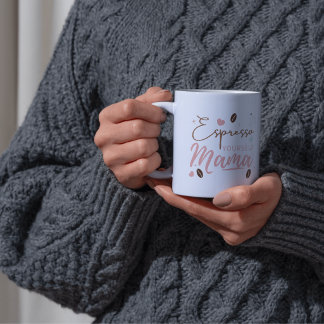 Mug Exprimez-vous Mama Citation Café