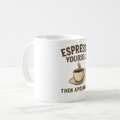 Mug Exprimez-vous – Puis excusez-vous  (Devant gauche)