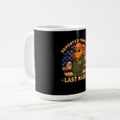 Mug EXPULSÉ Ta MÈRE La Nuit Dernière (Devant gauche)