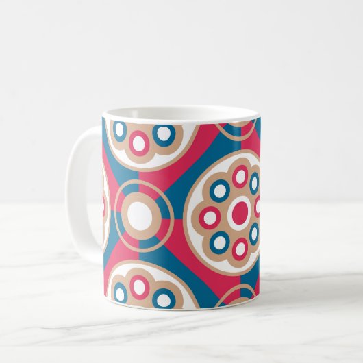 Mug Exquisite, luxurious, medieval seamless pattern, (Devant gauche)