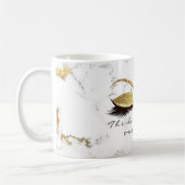 Mug Extension de cils Studio Nom maquillage Marble Gol (Gauche)