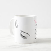 Mug Extension de la barre des cils longs (Devant gauche)