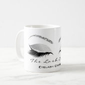 Mug Extension Lashes Confetti Studio Blanc Silver Grey (Devant gauche)