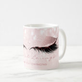 Mug Extension Lashes Studio Pastel Pink Maquillage Gir (Devant droit)