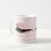 Mug Extension Lashes Studio Pastel Pink Maquillage Gir (Devant gauche)