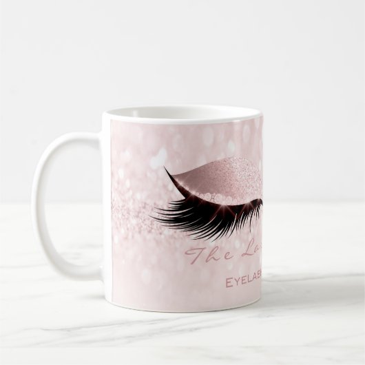 Mug Extension Lashes Studio Pastel Pink Maquillage Gir (Gauche)