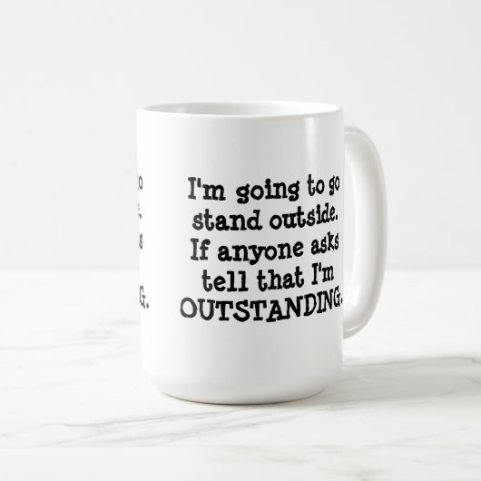 Mug Extérieur debout (Devant droit)