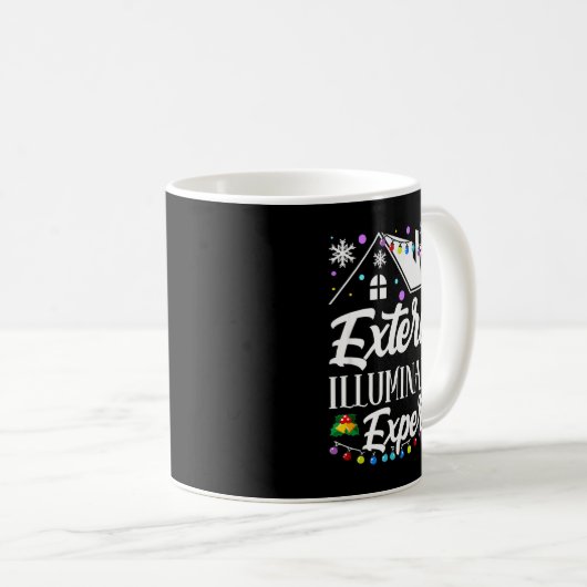 Mug Exterior Illumination Expert Funny Christmas Decor (Devant droit)