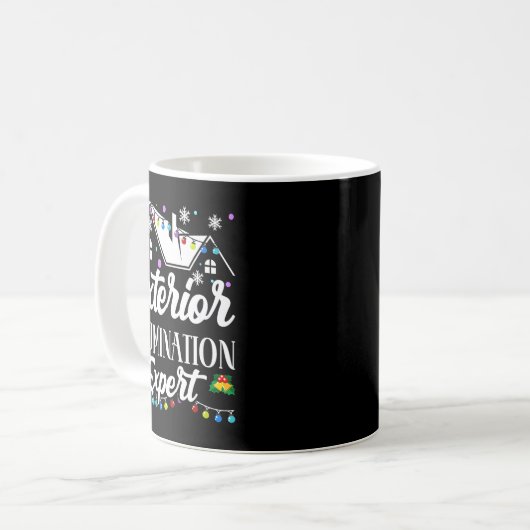 Mug Exterior Illumination Expert Funny Christmas Decor (Devant gauche)