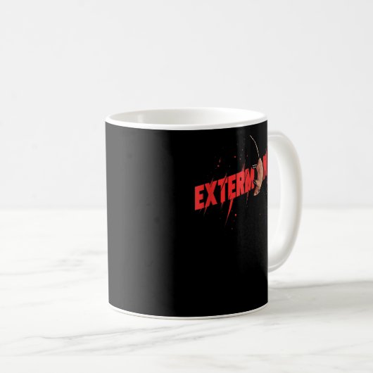 Mug Exterminator Cadeau Pest Controller Mice ou Bed Bu (Devant droit)