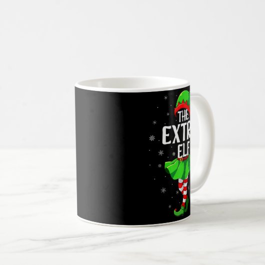 Mug Extra Elf Christmas Girls Women Elf Squad Xmas Fam (Devant droit)