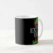 Mug Extra Elf Family Matching Christmas Group Pajama M (Devant droit)