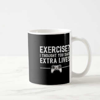 Mug Extra Lives Funny Video Game Controller Retro Game
