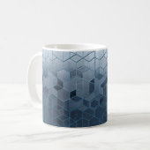 Mug Extraction géométrique d'hexagones sur un relief b (Devant gauche)