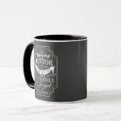 Mug extraordinaire personnalisation du panneau de séle (Devant gauche)