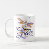 Mug Extraordinaire splatter de libellules de grâce (Gauche)