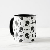 Mug Extraterrestres et Étoiles (Devant gauche)