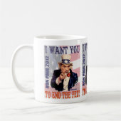 Mug Extrémité de Ron Paul le Fed 2012 (Gauche)